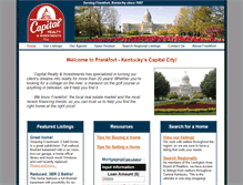 Tablet Screenshot of capitalrealtysells.com